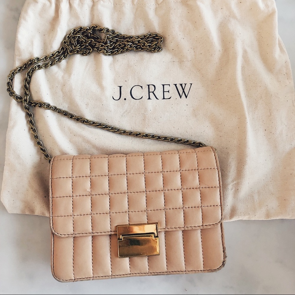 J. Crew | Quilted crossbody purse